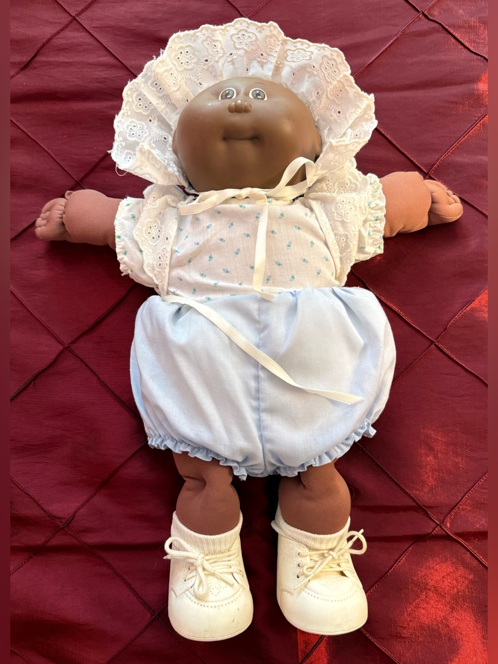 Vintage 1983/1985 Coleco Cabbage Patch Kids Preemie Doll - Dark Skin